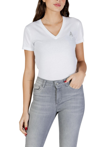 Бяла тениска Armani Exchange