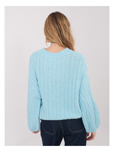 Светлосин пуловер