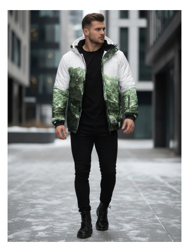 Мъжко зимно яке с качулка