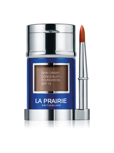 La Prairie Skin Caviar Concealer Foundation грим и коректор SPF 15 цвят N-70 Nutmeg 30 мл.