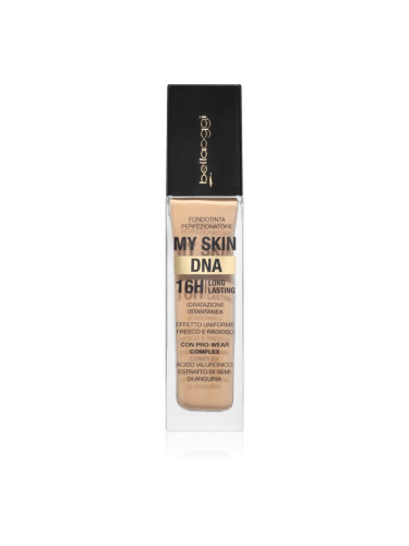 bellaoggi My Skin DNA хидратиращ фон дьо тен за перфектна кожа цвят Soft Vanilla 34 мл.
