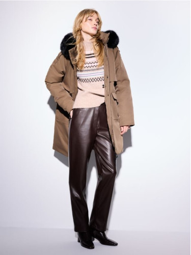 Mohito - Панталон от изкуствена кожа - кафяво