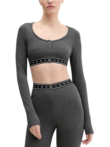 Къс топ с дълъг ръкав Tommy Hilfiger