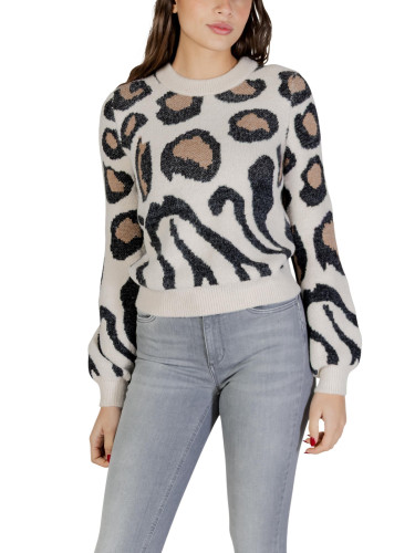 Леопардов пуловер на Жаклин де Йонг