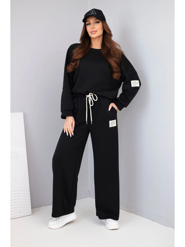 Kesi Włoski Women's set butter hoodie + pants black