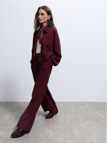 Mohito - Панталон от рипсено кадифе - кестеняво