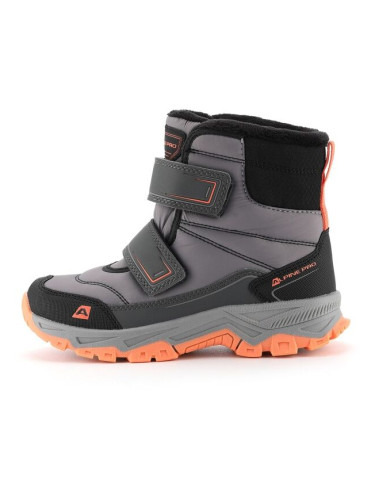 ALPINE PRO LIVRO Детски зимни обувки, сиво, размер