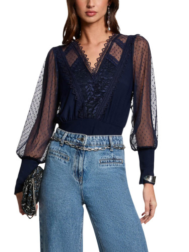 Блуза Morgan De Toi с дантела