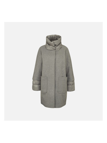 Дамско сиво палто Geox Diamanta