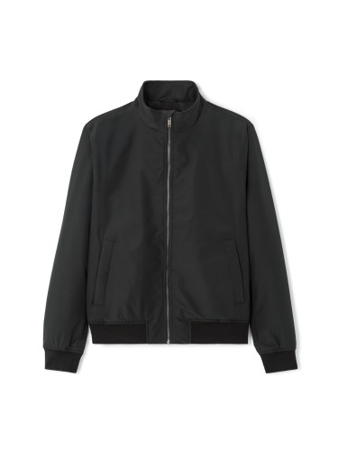 Мъжко черно бомбър яке