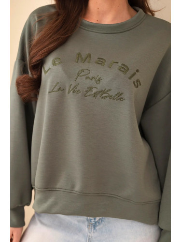Дамски суитшърт с бродерия Le Marais