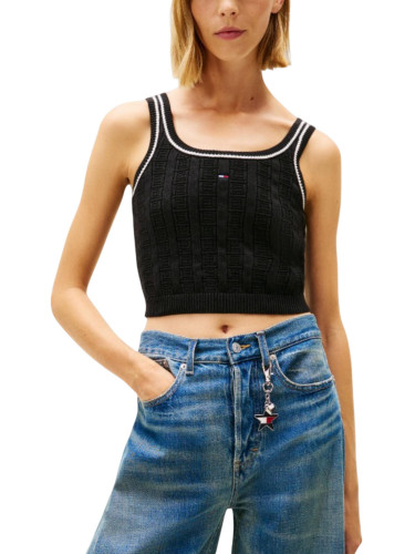 Топ на дънки Tommy Hilfiger