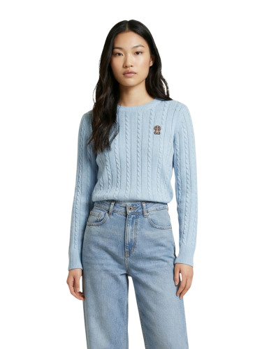 Светлосин пуловер Жаклин де Йонг