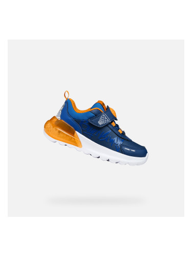 Тъмносини светещи маратонки Geox за момчета