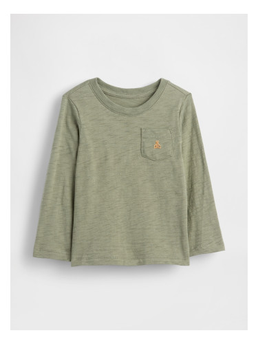 Детска тениска с дълъг ръкав GAP