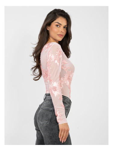 Блуза с дълъг ръкав с шарки