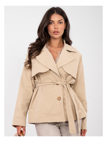 Дамска бежова парка