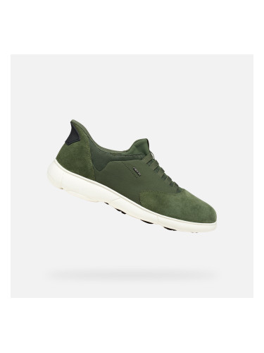 Тъмнозелени мъжки маратонки Geox Nebula 2.0