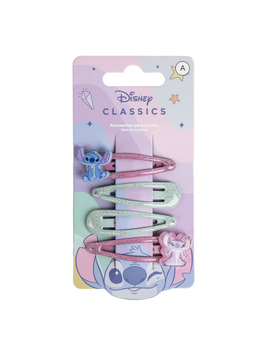 Disney Stitch Hair Accessories фиби за коса за деца 4 бр.