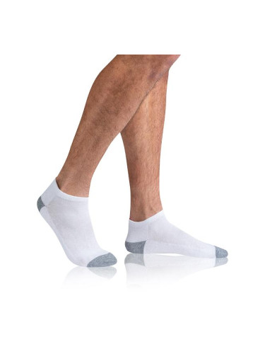 Мъжки чорапи до глезена Bellinda, 3 броя, бели