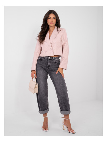 Светло розово бомбър яке