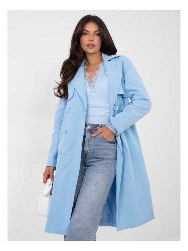 Светлосиньо палто