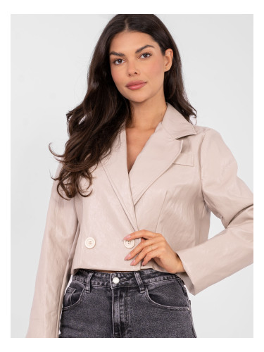 Бежово късо яке