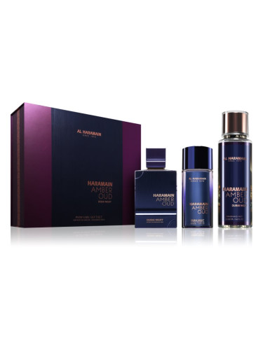 Al Haramain Amber Oud Dubai Night подаръчен комплект унисекс 1 бр.