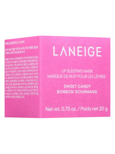 LANEIGE Lip Sleeping Mask нощна регенерираща маска за устни цвят Sweet Candy 20 гр.
