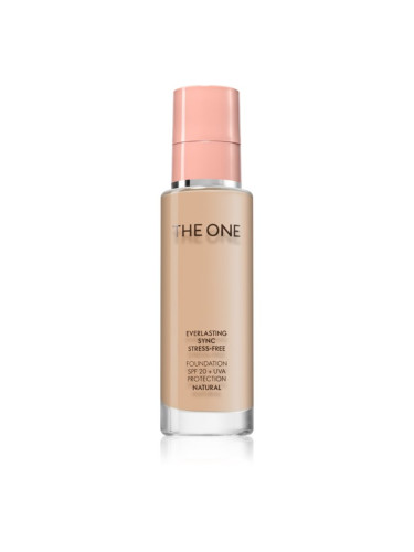 Oriflame The One Everlasting Sync Stress-Free дълготраен фон дьо тен SPF 20 цвят Porcelain 30 мл.