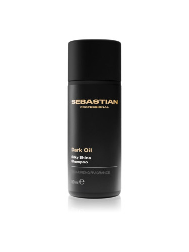 Sebastian Professional Dark Oil хидратиращ шампоан за блясък и мекота на косата 50 мл.
