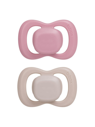 B.Box Silicone 6m+ биберон Berry/Blush 2 бр.