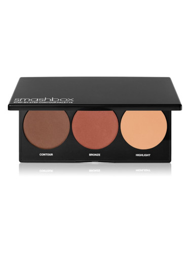 Smashbox Step-By-Step Contour Palette контурираща палитра за лице цвят Deep 8.68 гр.