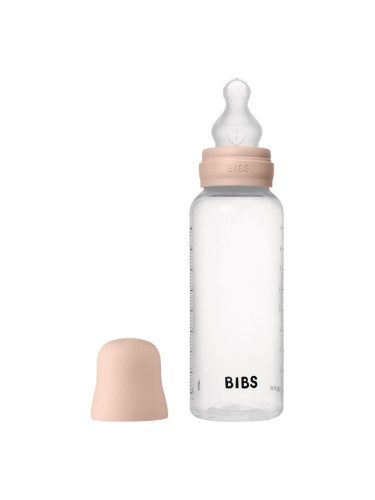BIBS Anti-Colic Baby Bottle Silicone шише против колики със силиконов биберон Blush 270 мл.