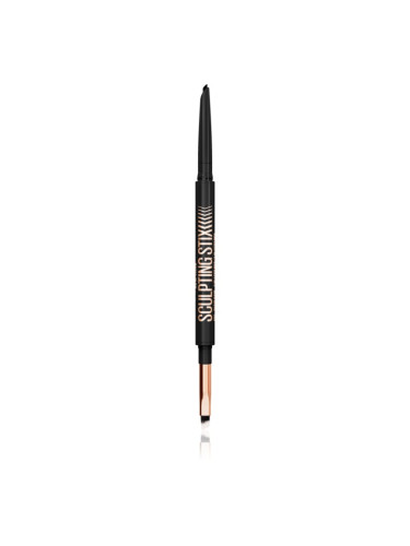 MAYBELLINE NEW YORK Sculpting Stix автоматичен молив за очи с четка цвят 16 Black Blur 1 бр.