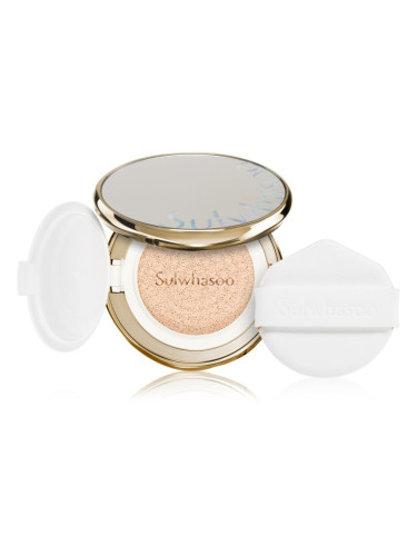 Sulwhasoo Perfecting Cushion дълготраен грим в гъбичка SPF 50+ + резервен пълнител цвят 21N1 Beige 2x15 гр.