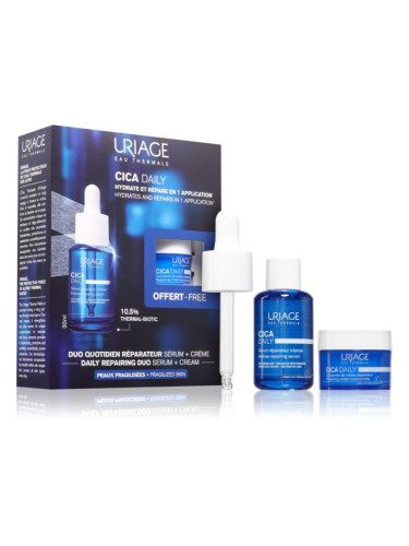 Uriage Cica Daily Daily Repairing Duo комплект за интензивна хидратация за отслабена кожа