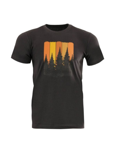 ALPINE PRO MERES Мъжка тениска, тъмносиво, размер