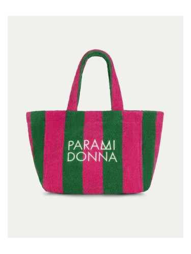 Средна чанта на райета EMERALD FUCHSIA