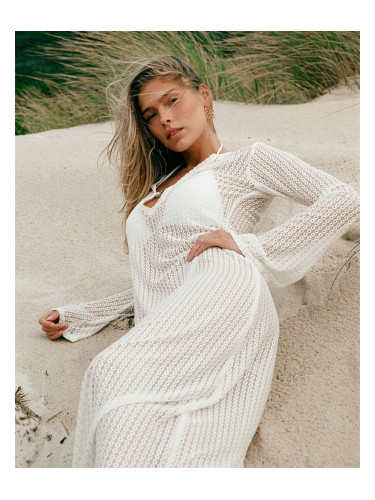 Дълга рокля KRISTA в бяло