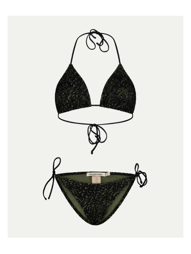 Половинки бански KELLY BLACK AND GREEN