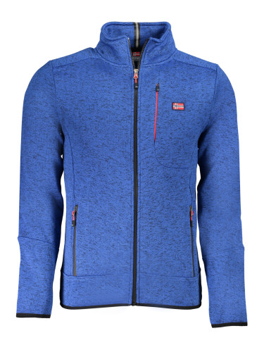 Мъжки син суитшърт с цип НОРВЕГИЯ 1963