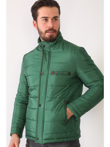 Зелено мъжко ватирано яке Dewberry