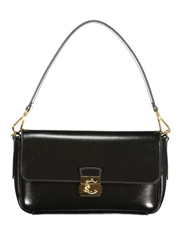 Елегантна черна чанта през рамо