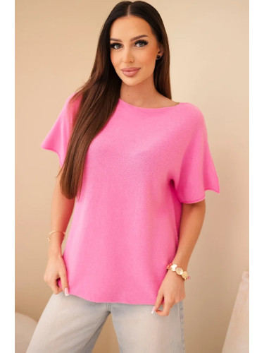 Дамски пуловер с къс ръкав Kesi Włoski