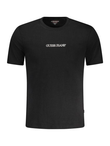 GUESS JEANS черна тениска с къс ръкав