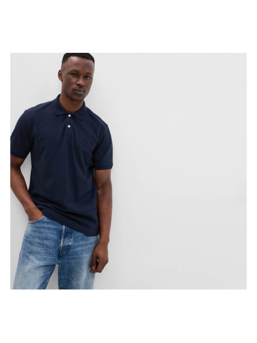 Тениска GAP Logo Polo Tapestry Navy M