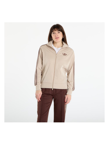 Суитшърт adidas Firebird Track Top Loose Stone Khaki/ White M