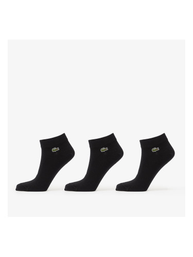Чорапи LACOSTE Socks Black/ Black-Black 39-42