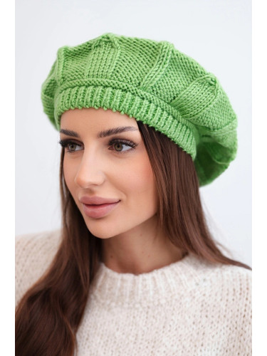 Зелена зимна барета Kesi K414